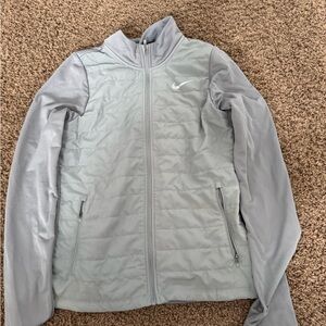 Nike Women's Light Gray Puffer Jacket